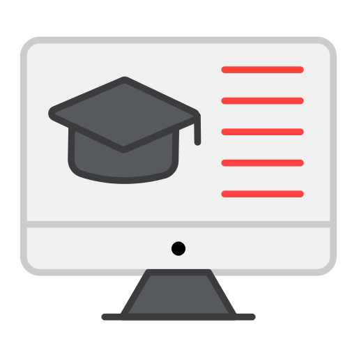 E learning - Free education icons